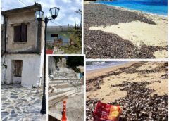 Παραλίες γεμάτες φύκια και σκουπίδια ενόψει καλοκαιριού