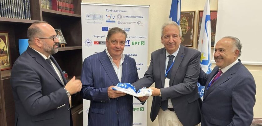 Στην Κάσο ο Δήμαρχος Οινουσσών Γιώργος Δανιήλ για το 17ο Πανελλήνιο Συνέδριο Μικρών Νησιών